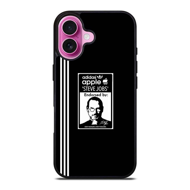 ADIDAS APPLE STEVE JOBS iPhone 16 Plus Case Cover
