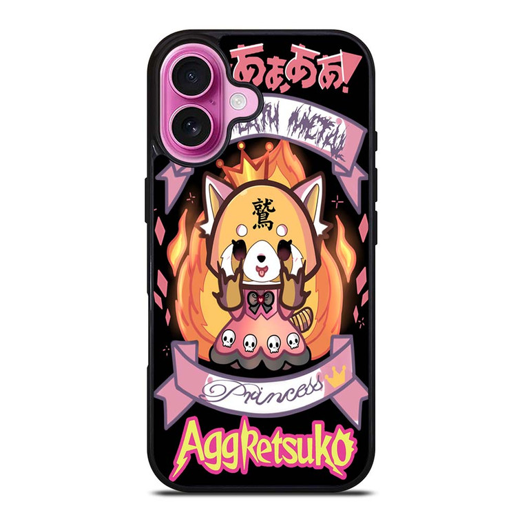 AGGRETSUKO THE DEATH METAL PRINCESS iPhone 16 Plus Case Cover