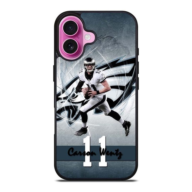 CARSON WENTZ 11 PHILADELPHIA EAGLES iPhone 16 Plus Case Cover