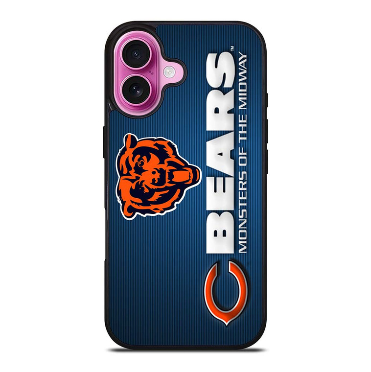 CHICAGO BEARS iPhone 16 Plus Case Cover