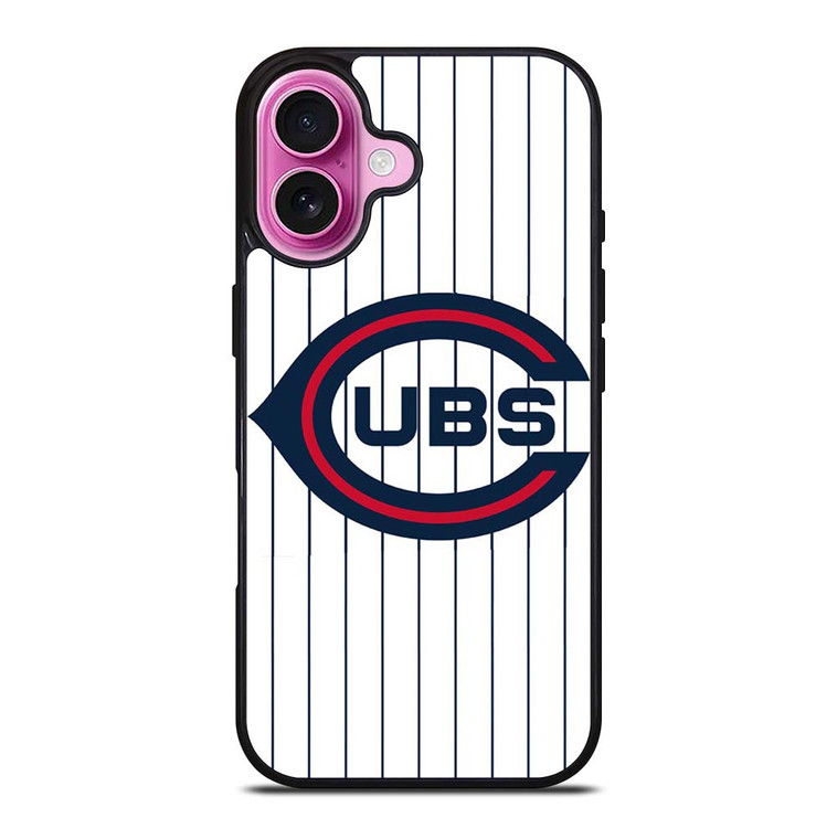 CHICAGO CUBS BASEBALL TEAM LOGO ICON iPhone 16 Plus Case Cover