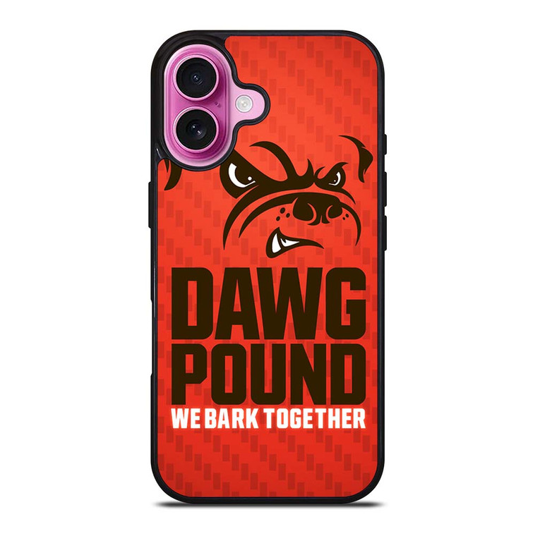 CLEVELAND BROWNS DAWG POUND iPhone 16 Plus Case Cover