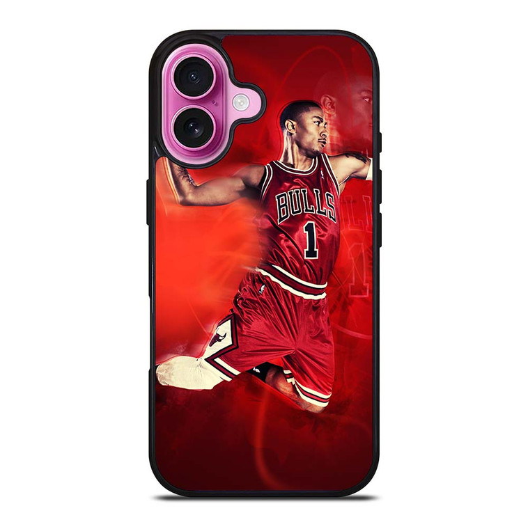 DERRICK ROSE CHICAGO BULLS iPhone 16 Plus Case Cover