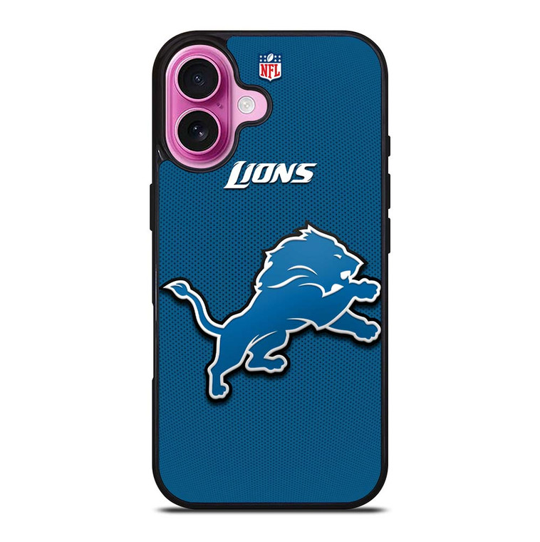 DETROIT LIONS NFL LOGO iPhone 16 Plus Case Cover