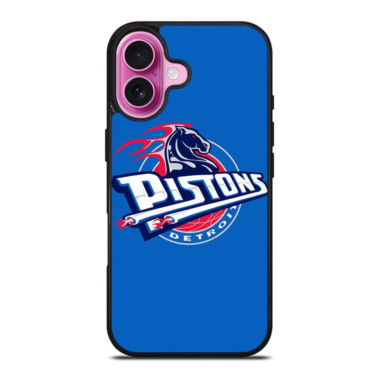 DETROIT PISTONS iPhone 16 Plus Case Cover