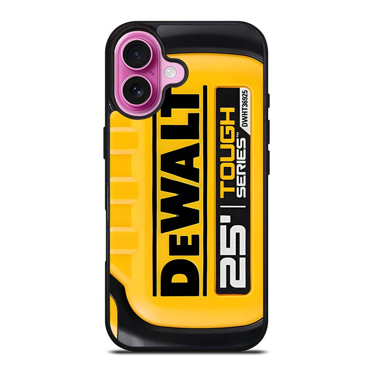 DEWALT TOOL LOGO TAPE MEASURE iPhone 16 Plus Case Cover