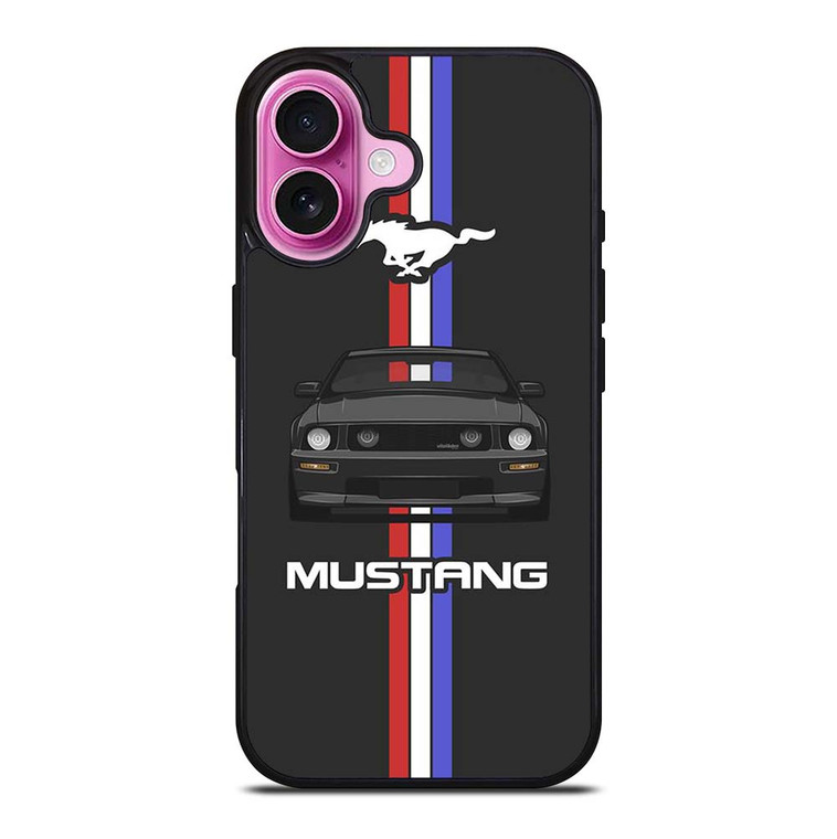 FORD MUSTANG MUSCLE CAR ICON iPhone 16 Plus Case Cover