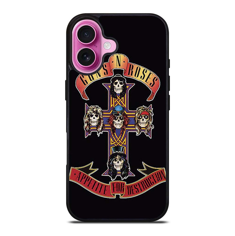 GUNS N ROSES 2 iPhone 16 Plus Case Cover