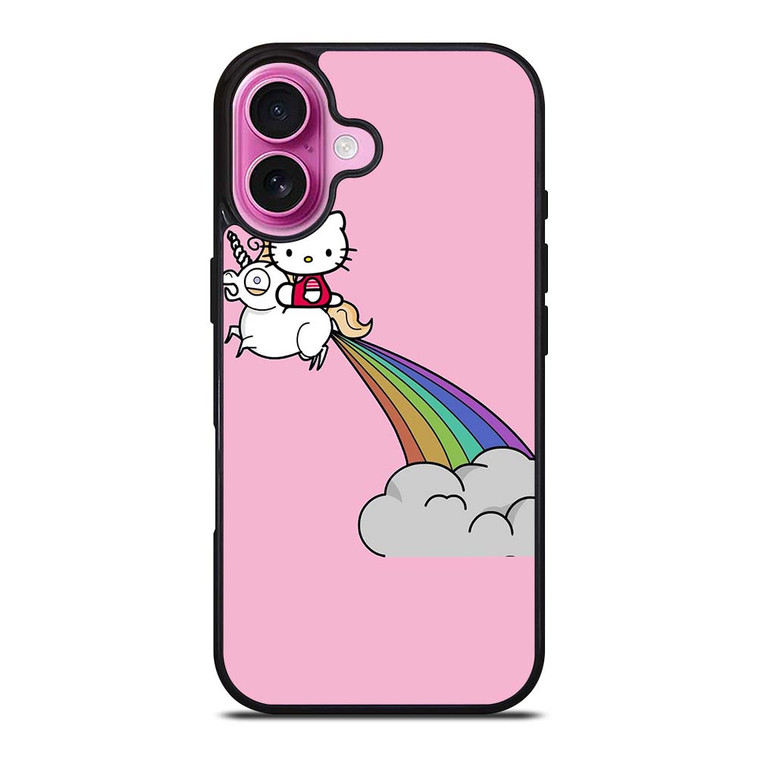 HELLO KITTY UNICORN iPhone 16 Plus Case Cover