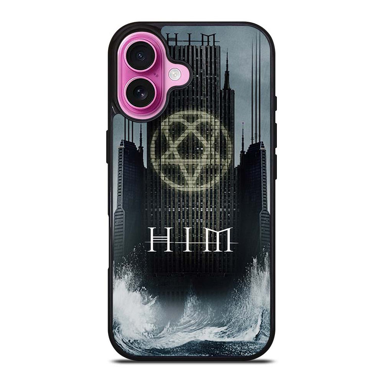 HIM BAND HEARTAGRAM iPhone 16 Plus Case Cover
