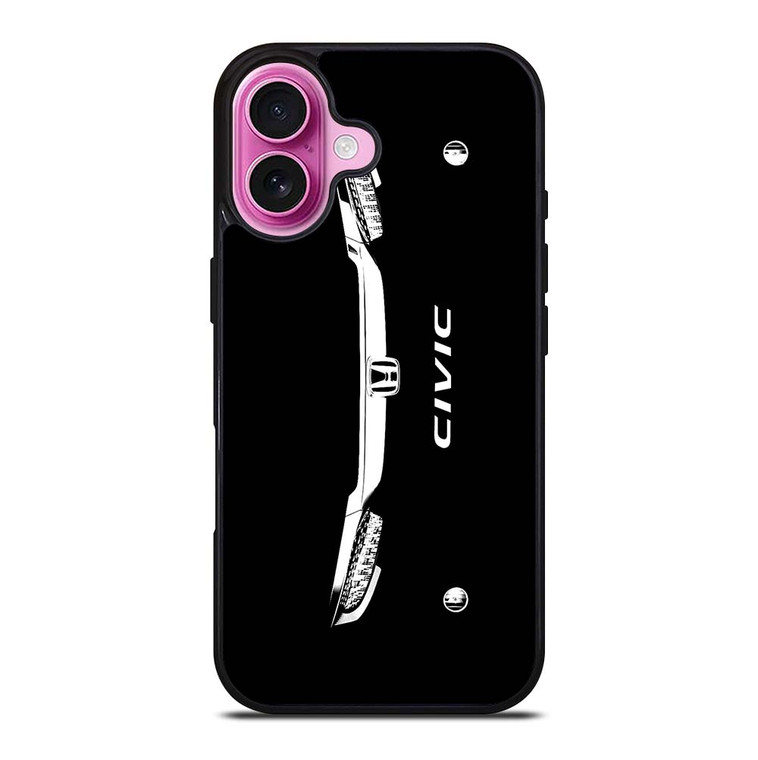HONDA CIVIC ICON iPhone 16 Plus Case Cover