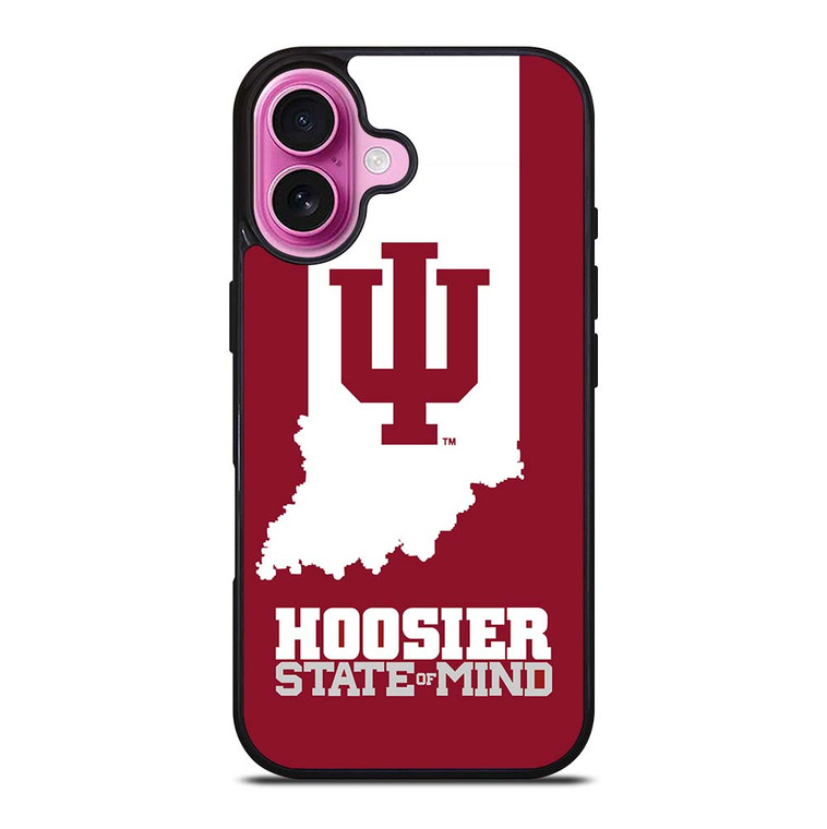 HOOSIER STATE OF MIND INDIANA iPhone 16 Plus Case Cover