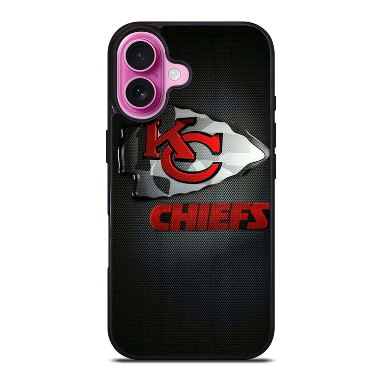 KANSAS CHIEFS FOOTBALL LOGO TEAM ICON iPhone 16 Plus Case Cover
