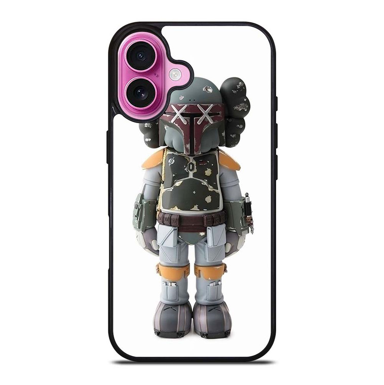KAWS BOBA FETT STAR WARS iPhone 16 Plus Case Cover