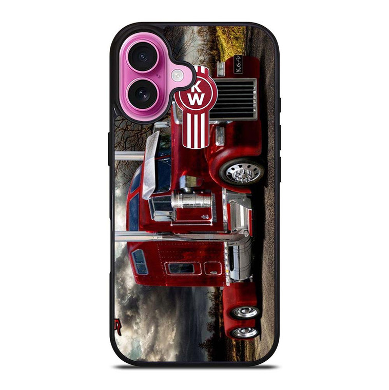 KENWORTH TRUCK RED iPhone 16 Plus Case Cover