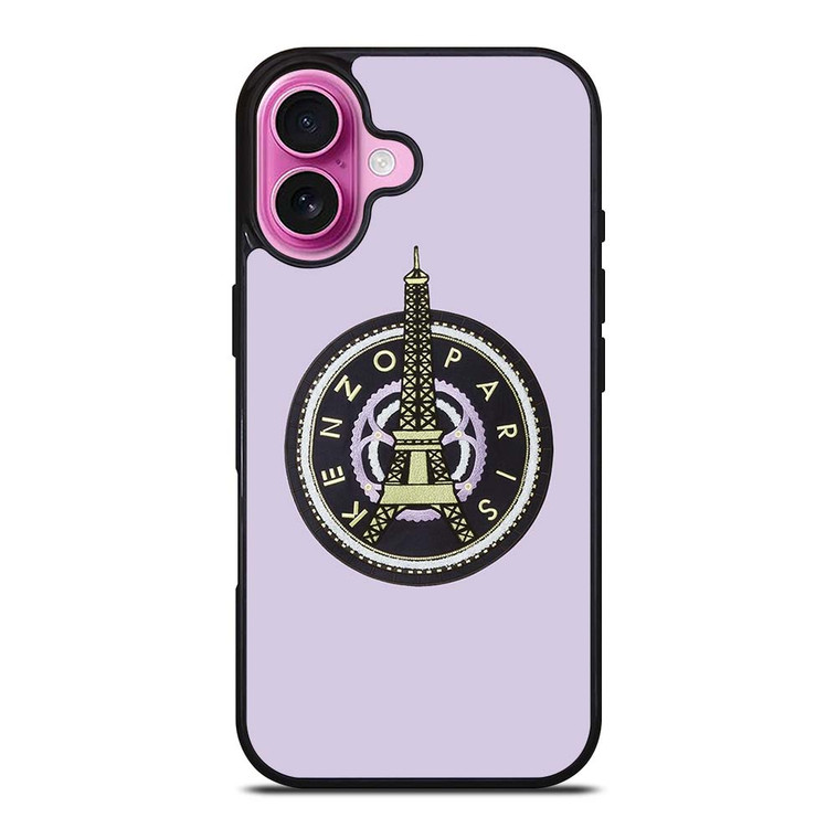 KENZO PARIS EIFFEL TOWER LOGO iPhone 16 Plus Case Cover