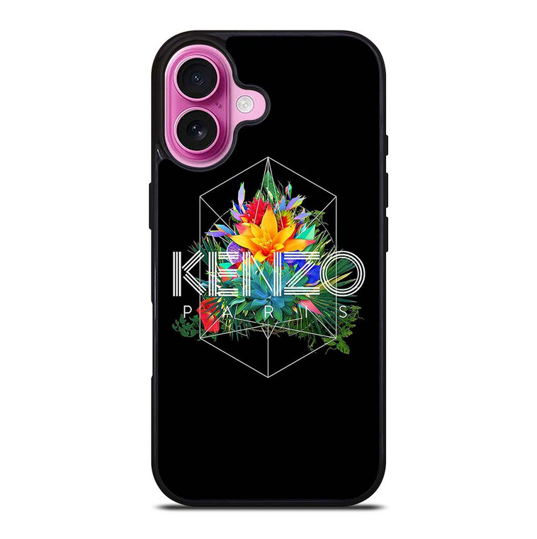 KENZO PARIS FLORAL iPhone 16 Plus Case Cover