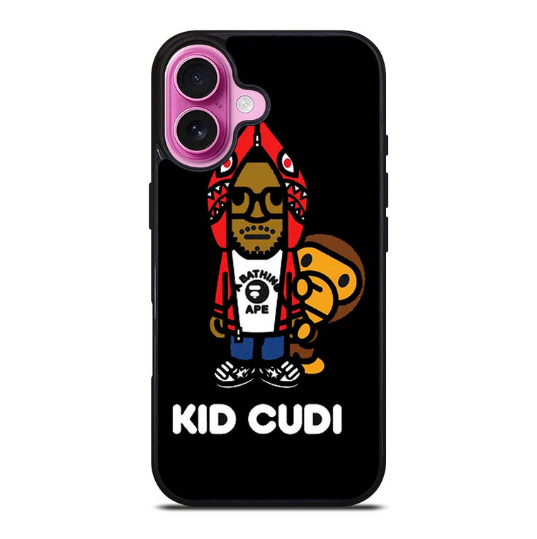 KID CUDI BAPE SHARK iPhone 16 Plus Case Cover