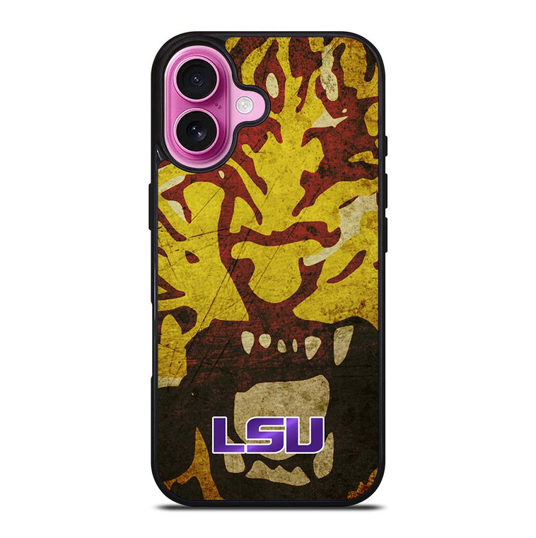 LSU TIGERS FOOTBALL iPhone 16 Plus Case Cover