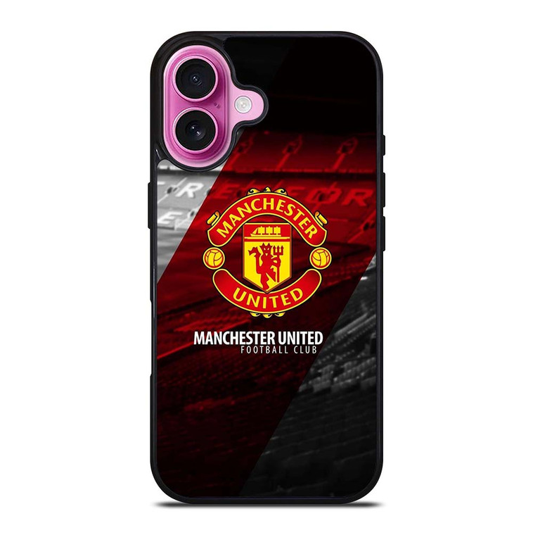 MANCHESTER UNITED FC LOGO iPhone 16 Plus Case Cover