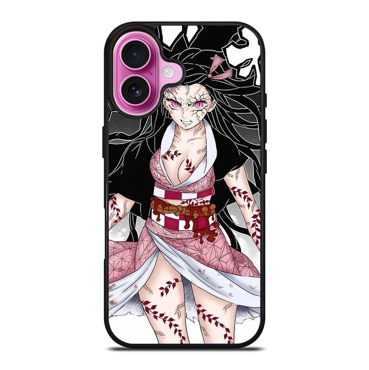 MANGA DEMON SLAYER NEZUKO KAMADO ANIME iPhone 16 Plus Case Cover