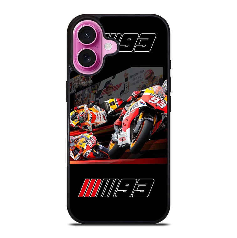 MARC MARQUEZ 93 MOTO GP iPhone 16 Plus Case Cover