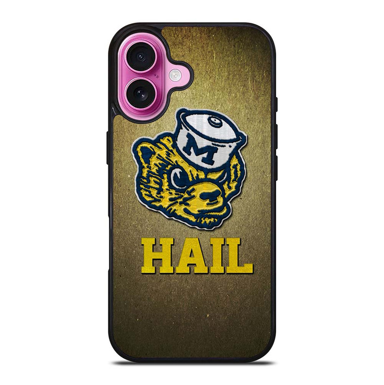 MICHIGAN WOLVERINES MASCOT iPhone 16 Plus Case Cover