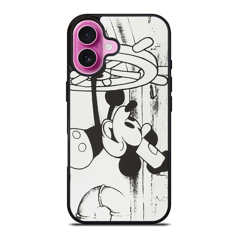 MICKEY MOUSE RETRO DISNEY iPhone 16 Plus Case Cover