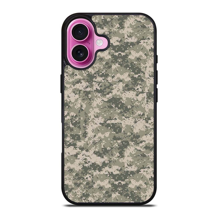 MILITARY URBAN CAMO iPhone 16 Plus Case Cover