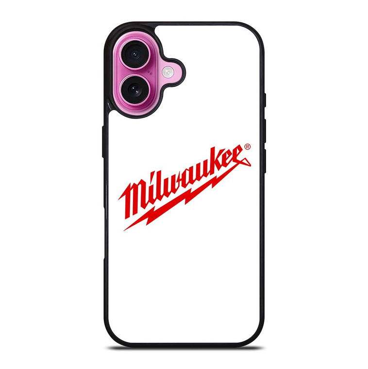 MILWAUKEE TOOL LOGO WHITE iPhone 16 Plus Case Cover