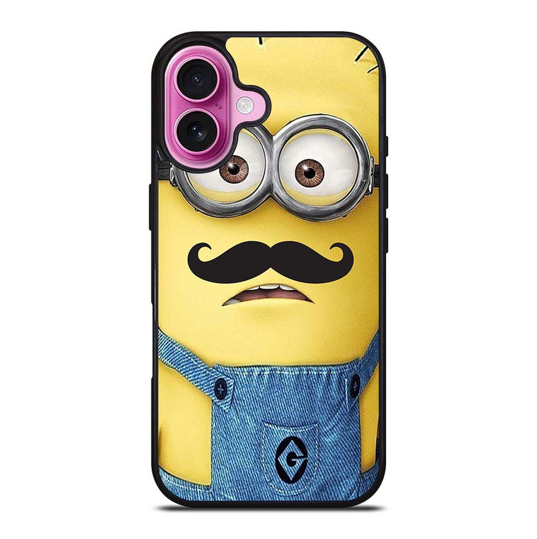 MINION WITH MOUSTACHE iPhone 16 Plus Case Cover