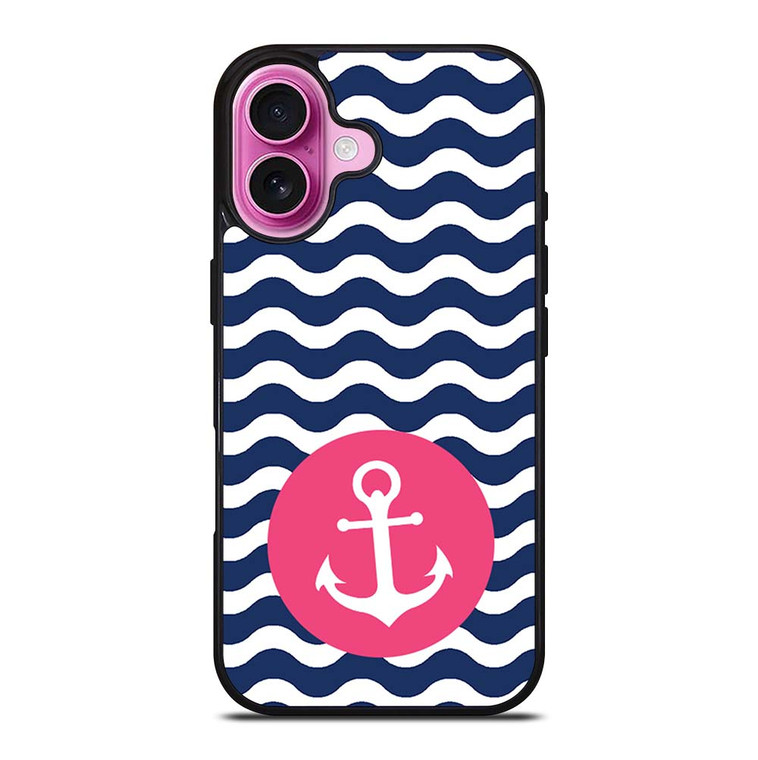 NAUTICAL ANCHOR iPhone 16 Plus Case Cover