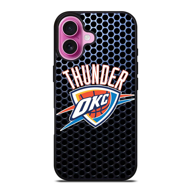 OKLAHOMA CITY THUNDER LOGO iPhone 16 Plus Case Cover