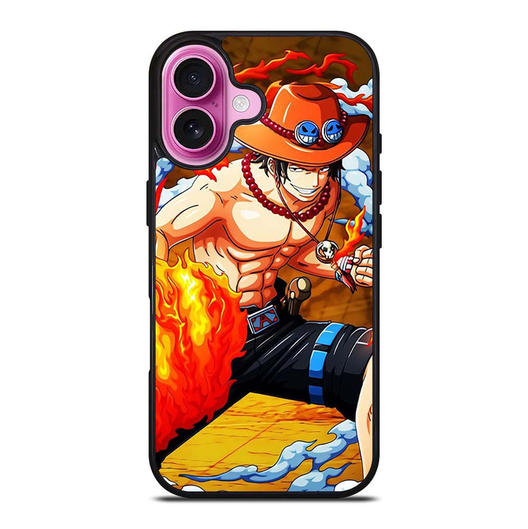 ONE PIECE ACE iPhone 16 Plus Case Cover