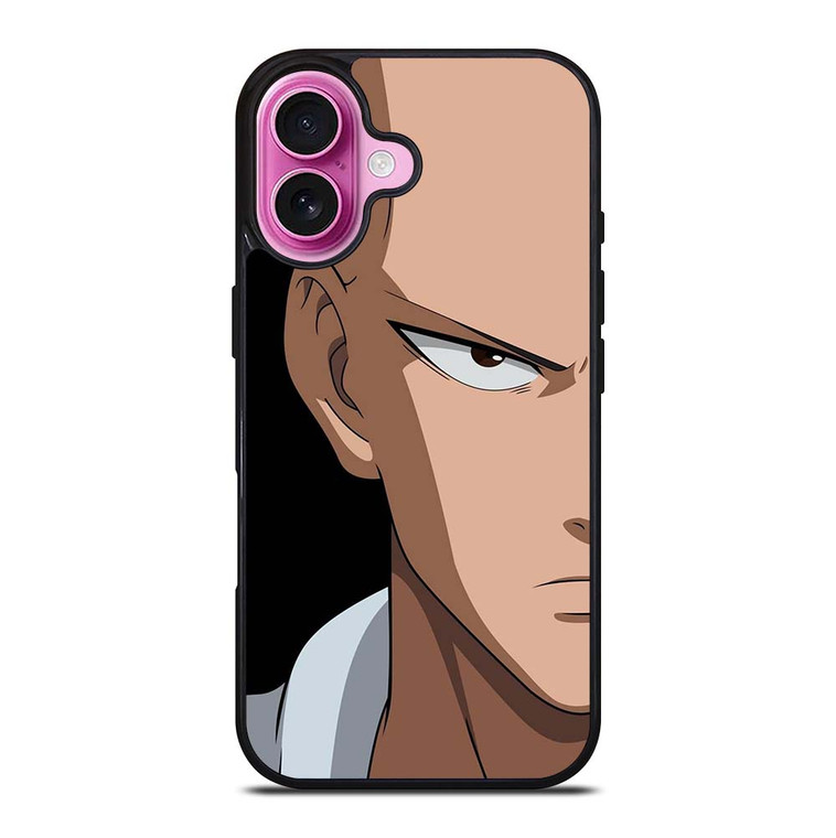ONE PUNCH MAN SAITAMA FACE iPhone 16 Plus Case Cover
