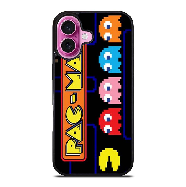 PAC MAN GAME RETRO iPhone 16 Plus Case Cover