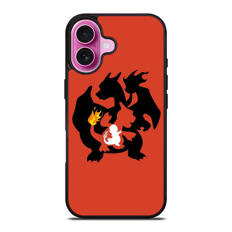POKEMON CHARMANDER CHARMELEON CHARIZARD iPhone 16 Plus Case Cover