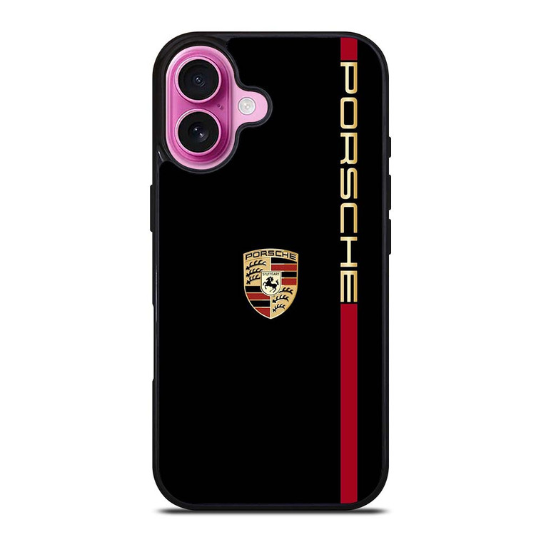 PORSCHE LOGO CAR EMBLEM iPhone 16 Plus Case Cover