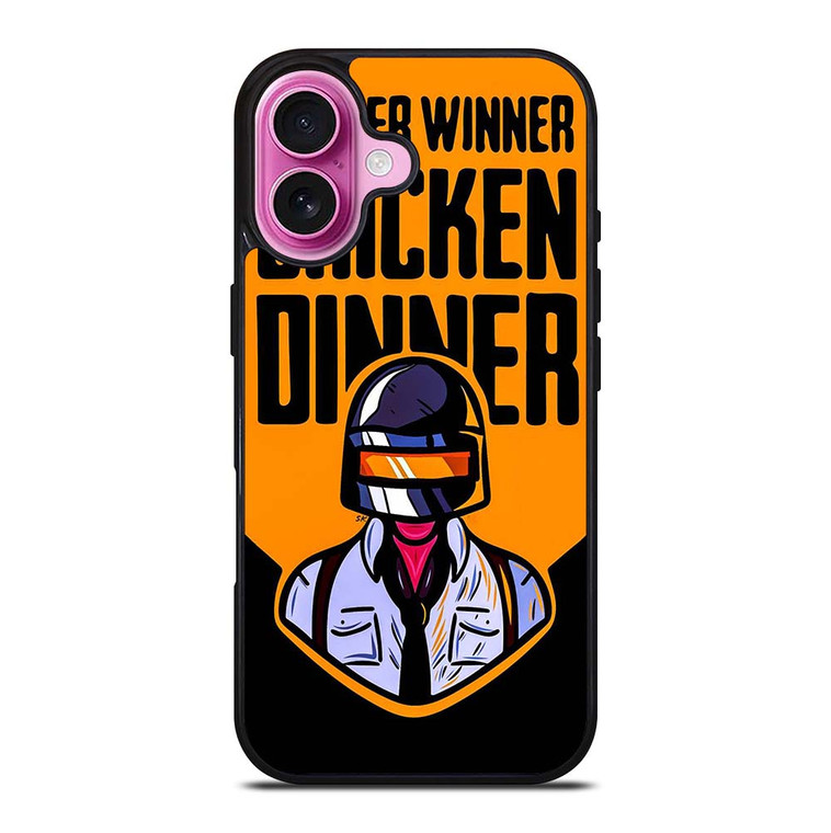 PUBG WINNER CHICKEN DINNER iPhone 16 Plus Case Cover