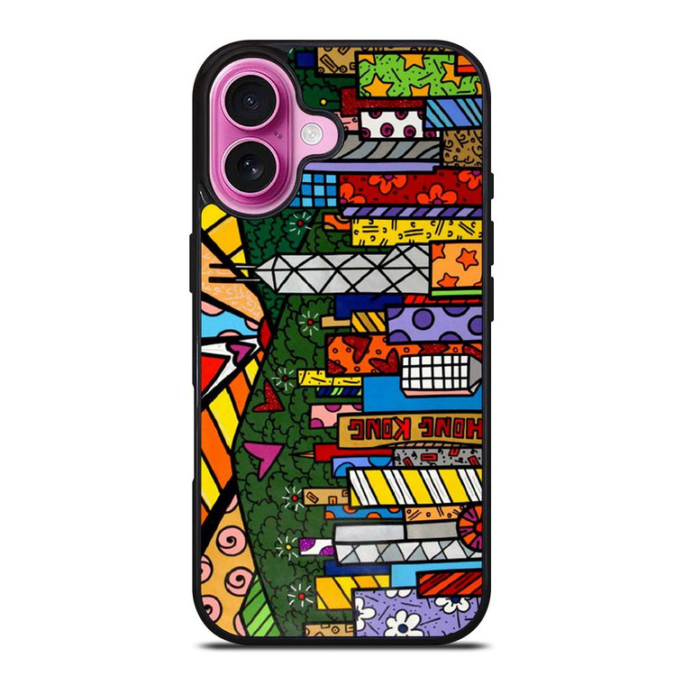 ROMERO BRITTO CITY iPhone 16 Plus Case Cover