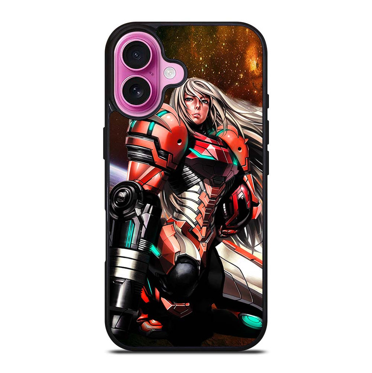 SAMUS ARAN METROID-Recovered iPhone 16 Plus Case Cover