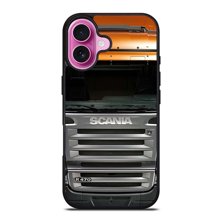 SCANIA TRUCK ORANGE iPhone 16 Plus Case Cover