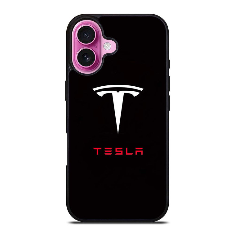 TESLA MOTORS LOGO 2 iPhone 16 Plus Case Cover