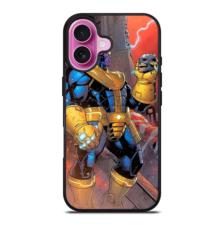 THANOS MARVEL CARTOON iPhone 16 Plus Case Cover