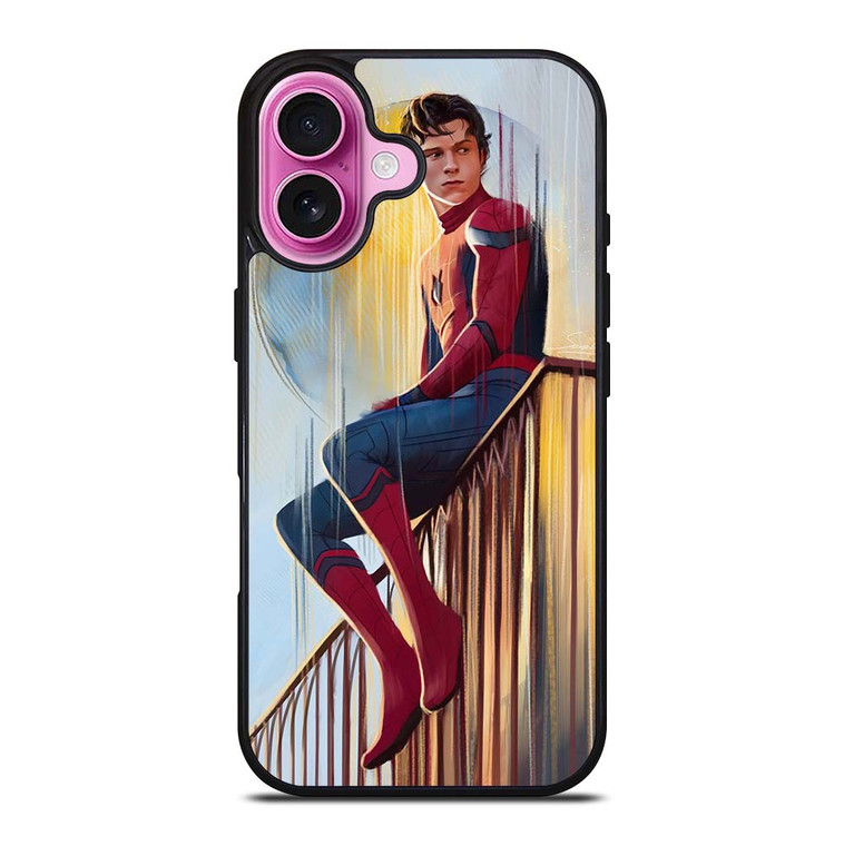 TOM HOLLAND SPIDERMAN ART iPhone 16 Plus Case Cover