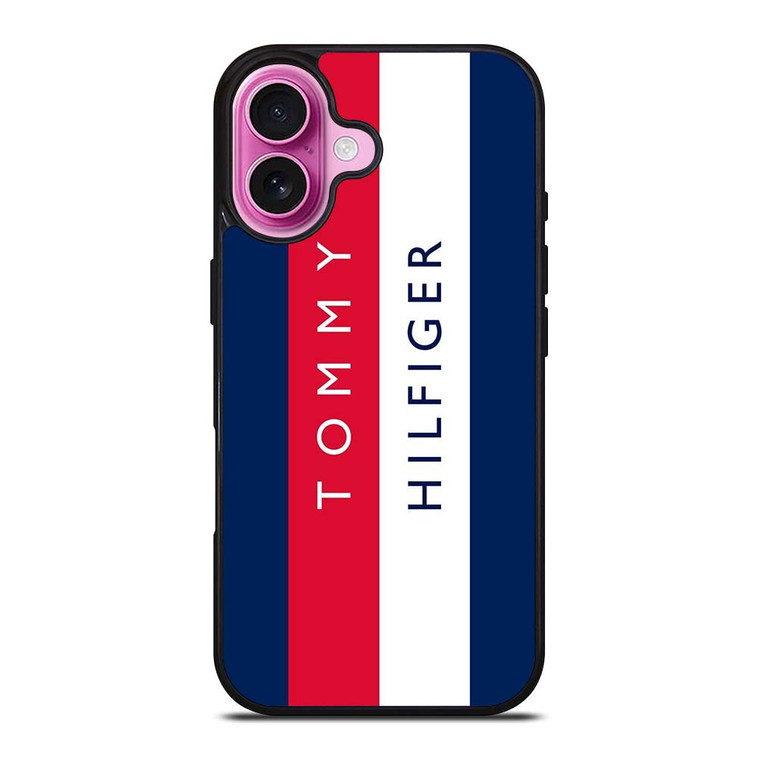 TOMMY HILFIGER VERTICAL LOGO iPhone 16 Plus Case Cover