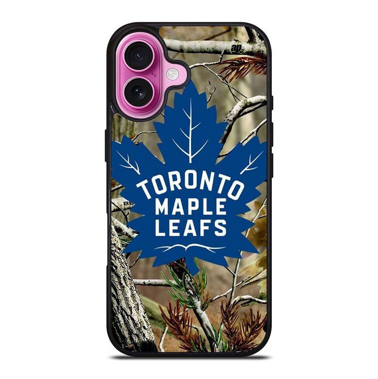 TORONTO MAPLE LEAFS LOGO REAL TREE CAMO iPhone 16 Plus Case Cover