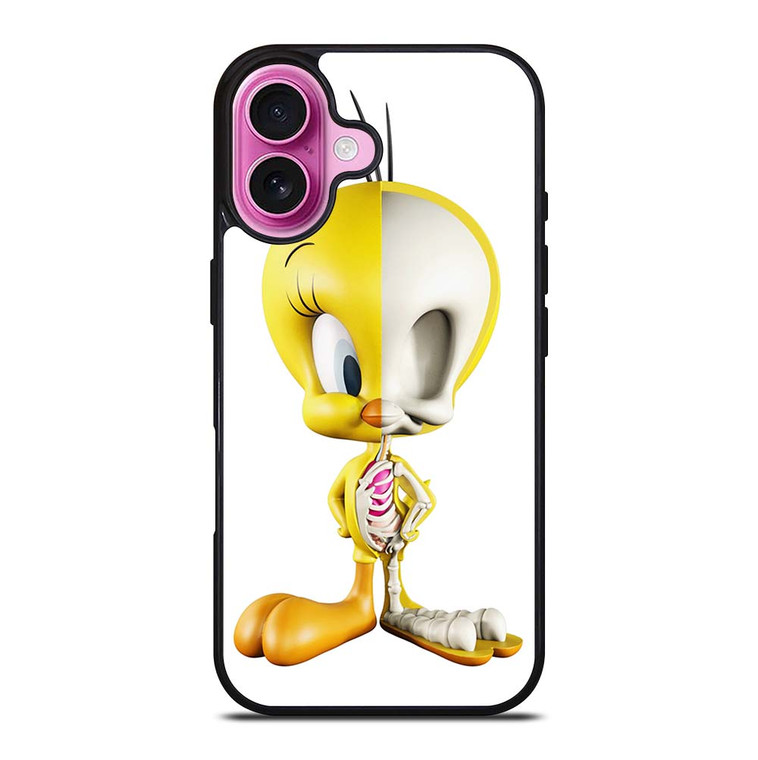 TWEETY BIRD SKELETON LOONEY TUNES iPhone 16 Plus Case Cover