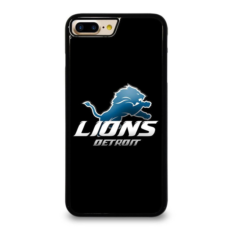 DETROIT LIONS BLACK iPhone 7 / 8 Plus Case Cover