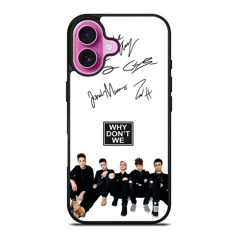 WHY DON'T WE SIGNATURE iPhone 16 Plus Case Cover